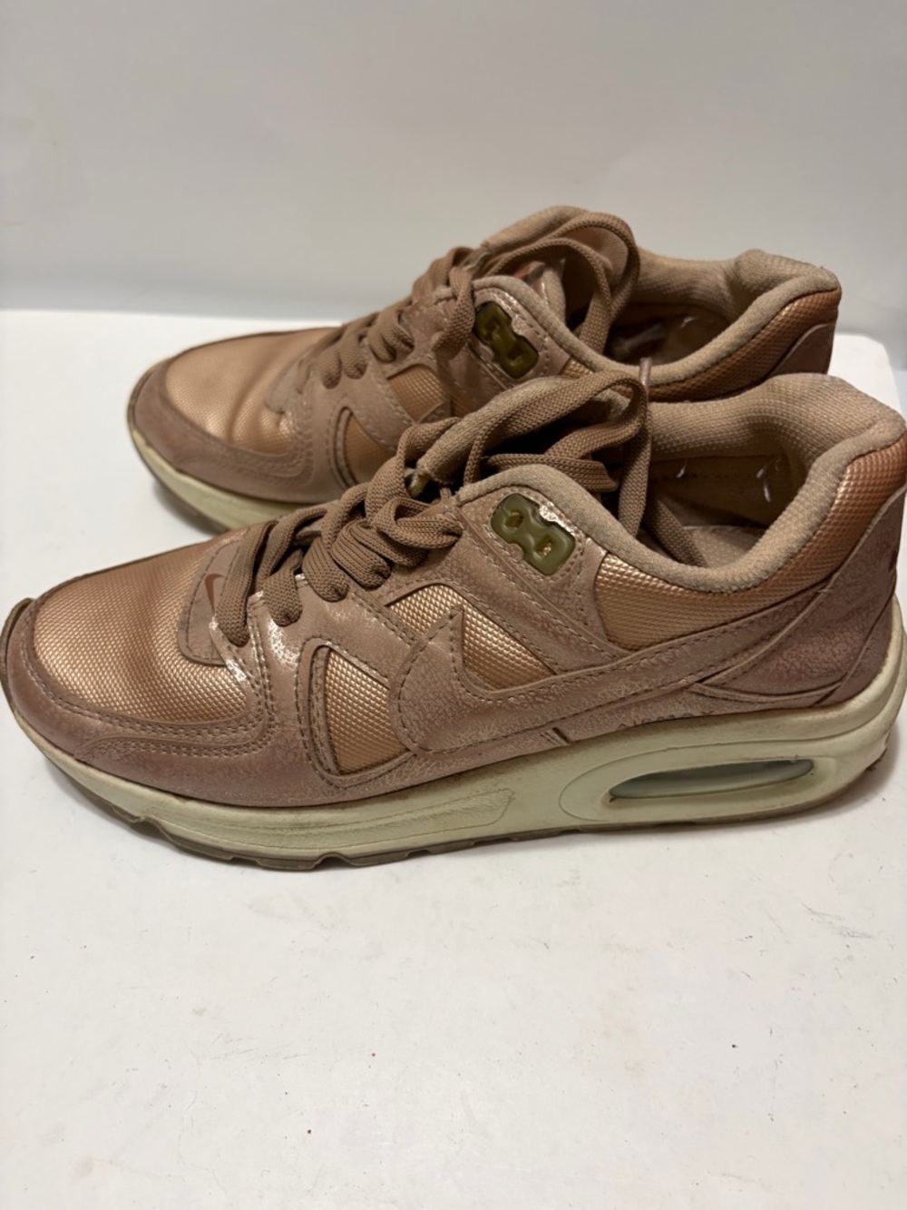 Nike Air Max 90 Premium Metallic Rose Bronze Sz 7 Women - Picture 2 of 7